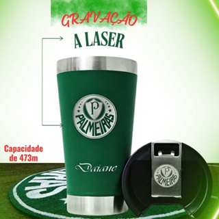 Copo Personalizado arvores Palmeiras Térmico C/tampa E Abridor 473ml em Oferta na Shopee