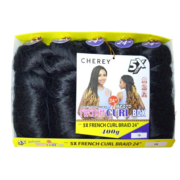 Cherey French Curl Box Braid 400g - 60cm em Oferta na Shopee
