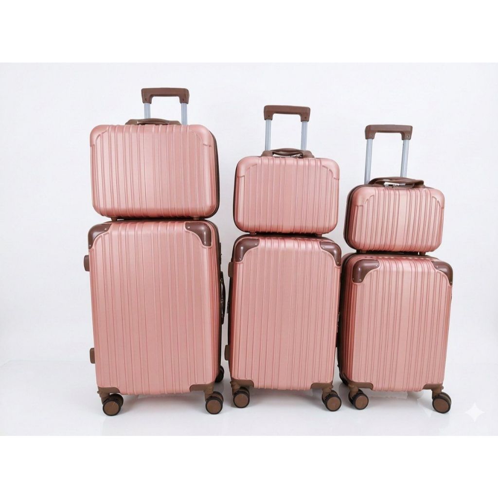 Conjunto Mala De Viagem 10KG E Frasqueira Cadeado TSA Roda Dupla 360° ATP93-2