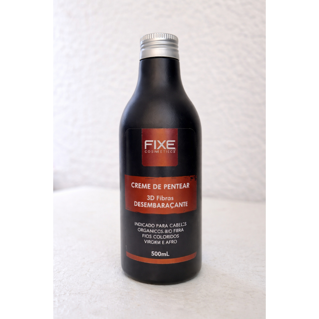 Creme  Para cabelo Organico  Pentear e Massagem - 3D Fixe ideal Principalmente para Fibras e Cabelo Humano