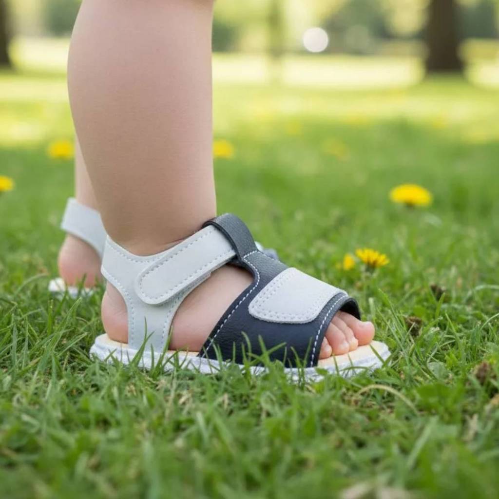 Sandalia Para Bebe Rn Recem Nascido Confortavel Unissex Menino Menina Sapato Infantil Flexivel