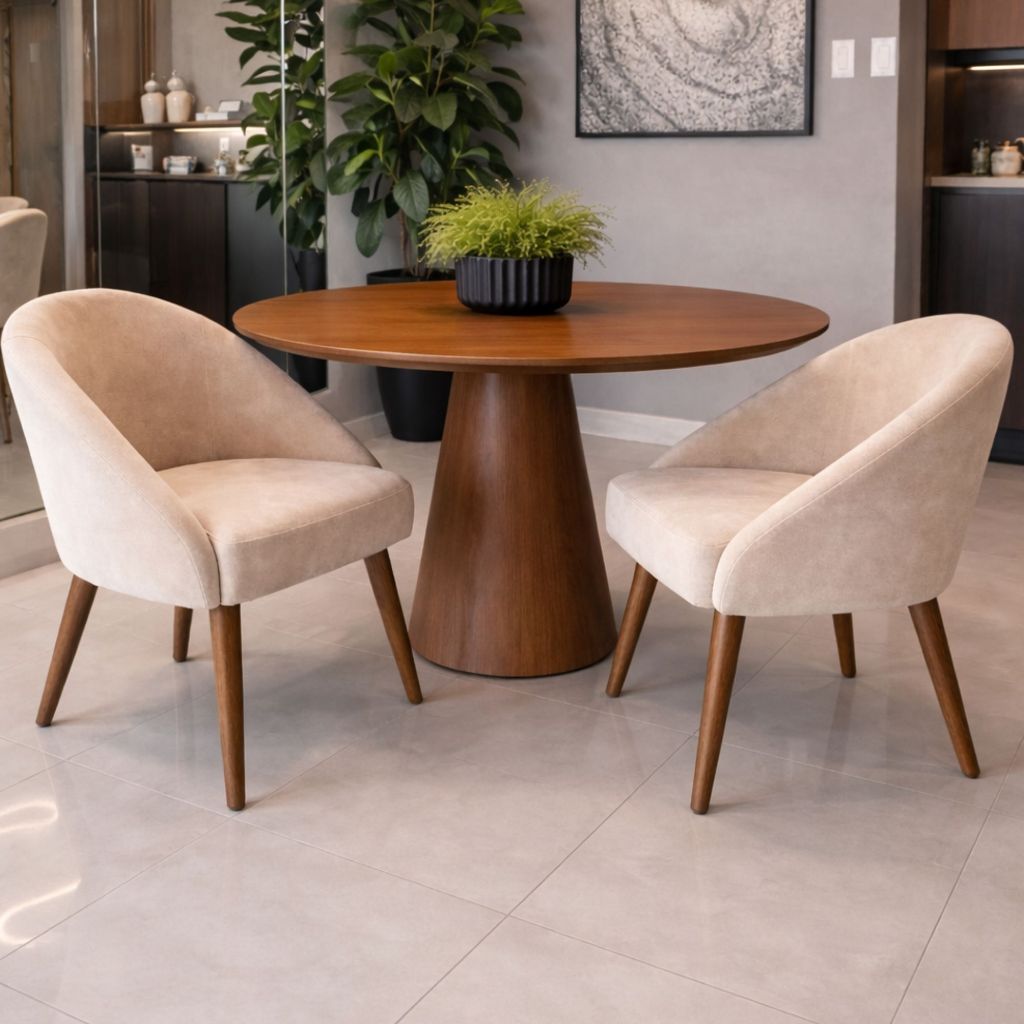 Conjunto 2 Cadeiras Lua Veludo Decorativa Luxo Poltrona Lua Sala de Estar, Salão, Quarto, Estética Decoração Recepção