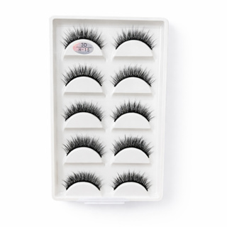 Cilios postiços 3D H15 - CARTELA COM 05 PARES em Oferta na Shopee