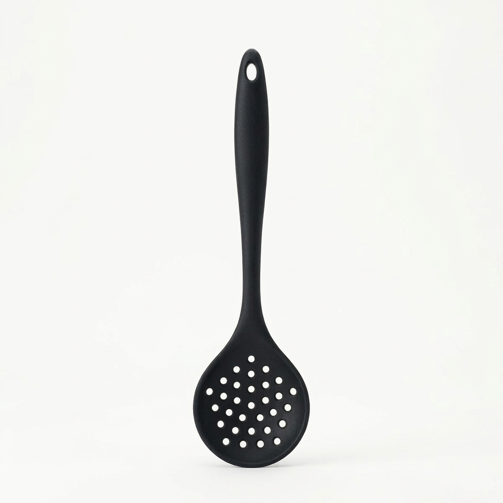 ECOs Escumadeira De Silicone Inteiriça Cozinha Não Risca Panela Antiaderente Não deforma Com Calor