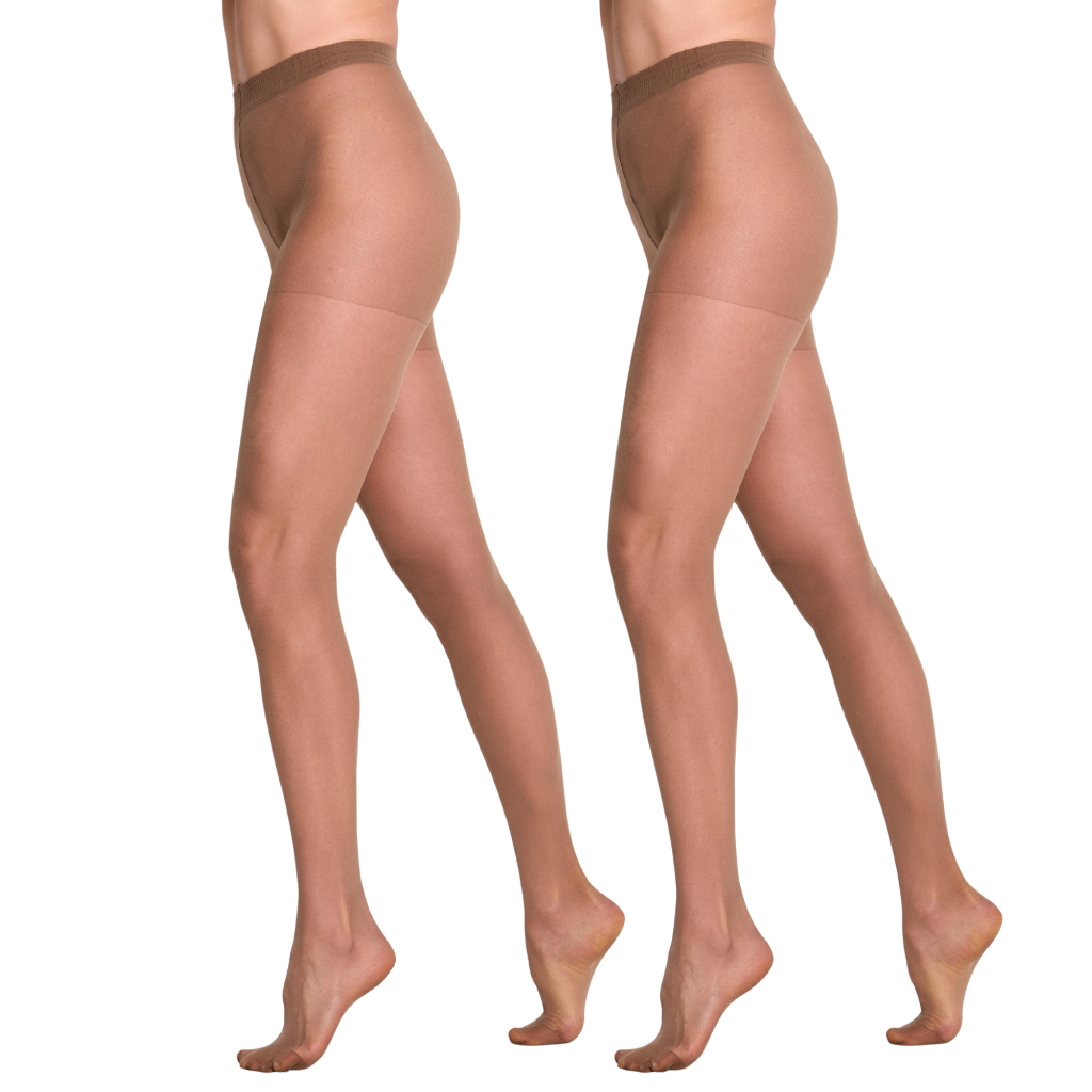 Kit 2 Meia Calça Fio 15 Trifil Original W06414 Transparente Resistente Confortável Dia a Dia