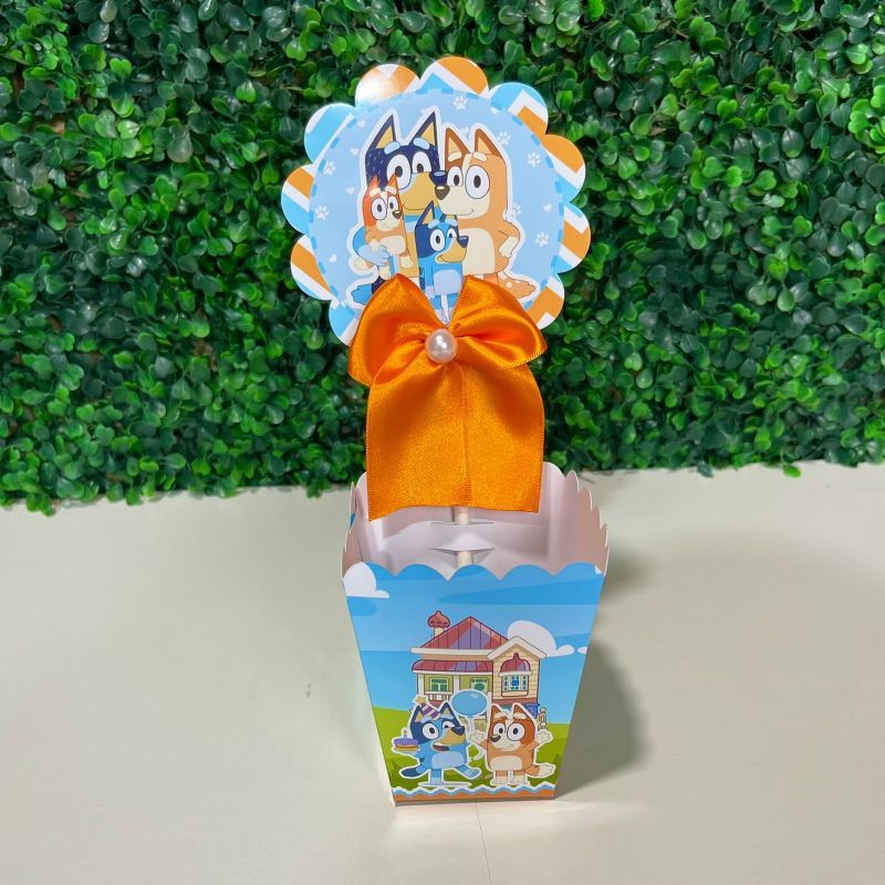 Centro de mesa cachepot Personalizadas BLUEY E BINGO para Decoração de Festas/ Lembrancinhas-/ festa infantil/