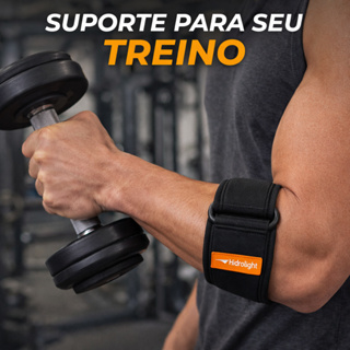 Tennis Elbow Hidrolight Cinta Cotovelo Tensor Ajustável Epicondilite Tendinite Neoprene Preto em Oferta na Shopee