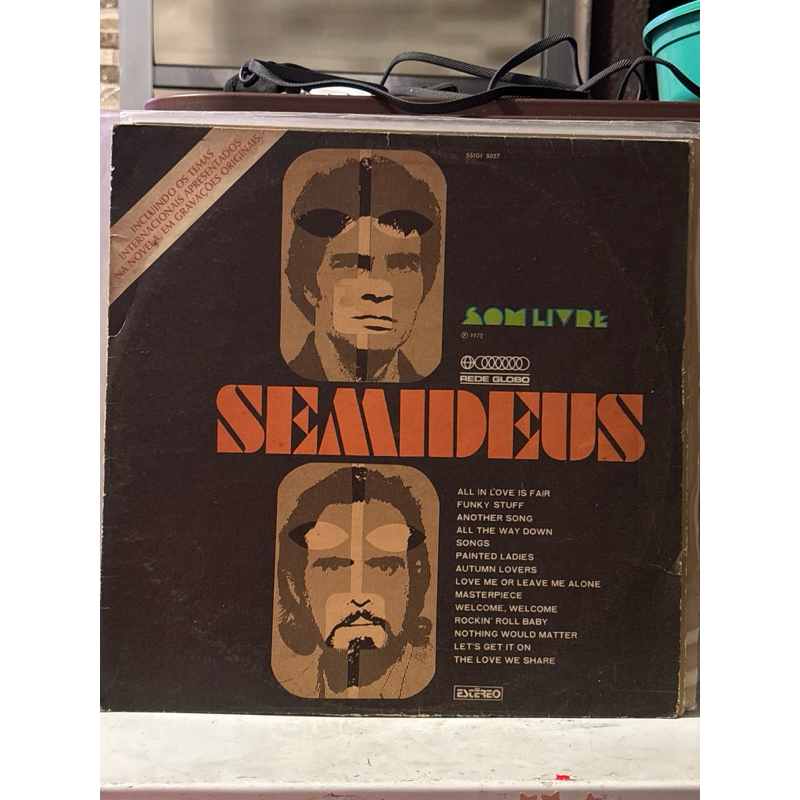 Lp disco de vinil - O Semideus Internacional 1973