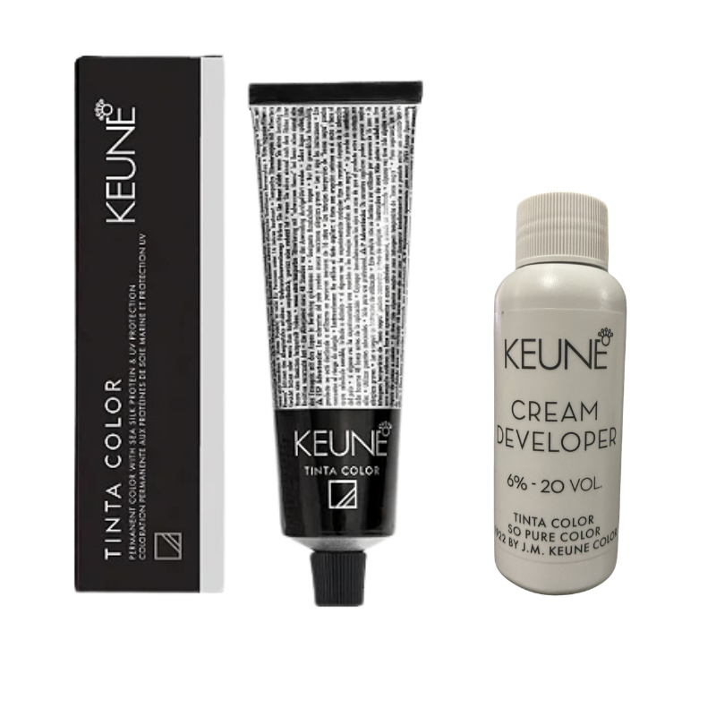 Kit Tinta Color Keune Escolher A Cor + Oxigenada 20vol