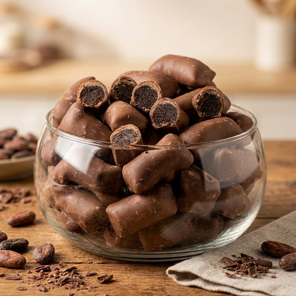 Doce de Banana Passa com Chocolate Doces Colmeia – Sabor Caseiro ou Cocada com choclate