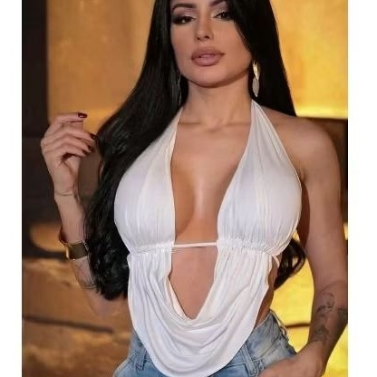 Cropped Top Drapeado Modinha Moda Feminina Blogueira Tendência Alcinha Nozinho verão
