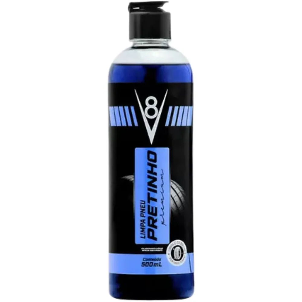 Limpa Pneus Gel V8 - Limpador Abrilhantador de pneu Pretinho Gel 500g em Oferta na Shopee