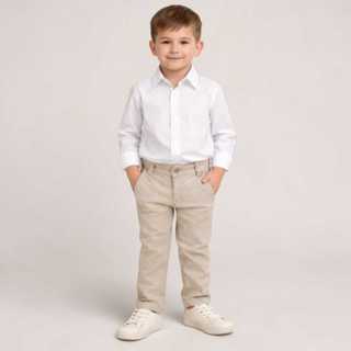 Calça Infantil Masculina Sarja Social com Elastano batizado padrinho casual alfaiataria em Oferta na Shopee