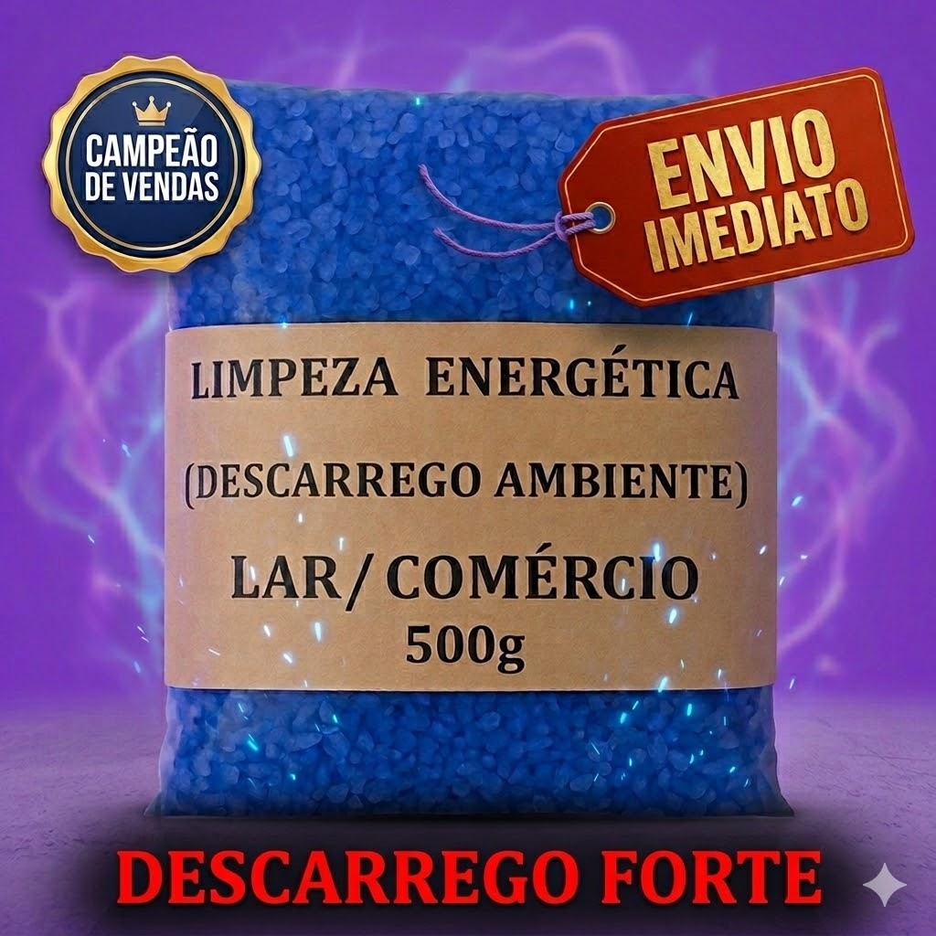 Descarrego completo p/ Casa,Comércio,Clínicas e Templos Sal Grosso + Anil Waji africano - Kit com  5 em Oferta na Shopee
