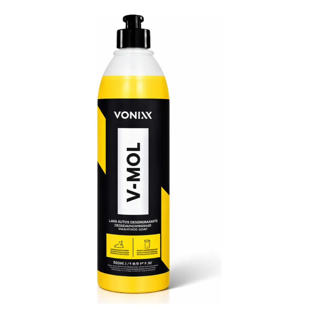 V Mol Shampoo Lava Autos Desengraxante 500ml Vonixx Biodegradável