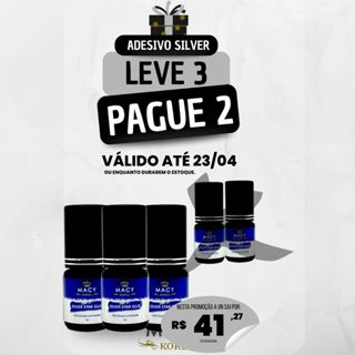 Cola Adesivo para Extensão de Cílios Macy Silver 3Ml em Oferta na Shopee