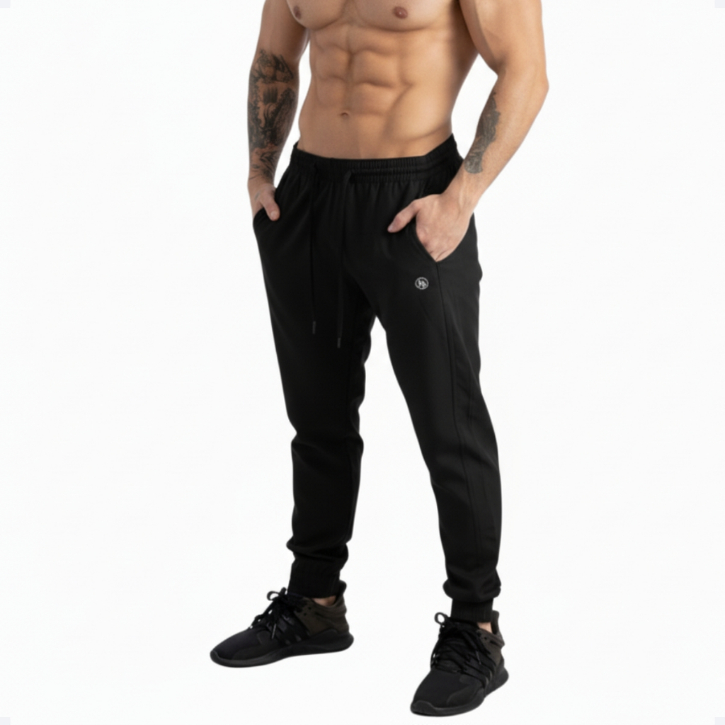 Calça Adulto Jogger Masculina Elastano Esportiva Punho na barra Academia Leve Corrida Estica muito