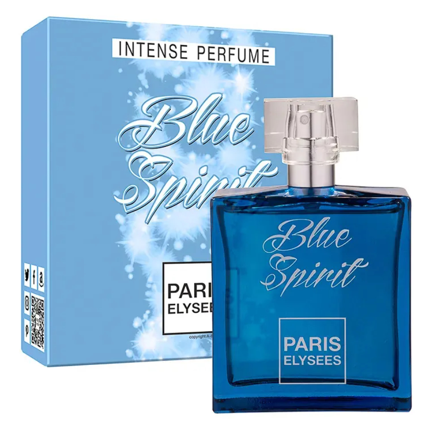 Perfume Feminino Blue Spirit 100ml Paris Elysees - Aroma Floral e Frutal