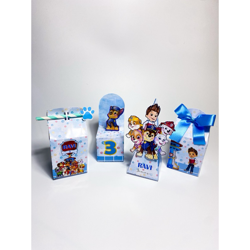 Kit Festa Personalizado para Aniversário | Lembrancinhas | Caixinhas de aniversário (QUALQUER TEMA ) JÁ MONTADO