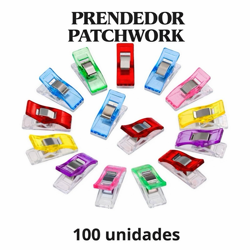 PREGADORES PARA PATCHWORK PEQUENO - 50 ou 100 unidades