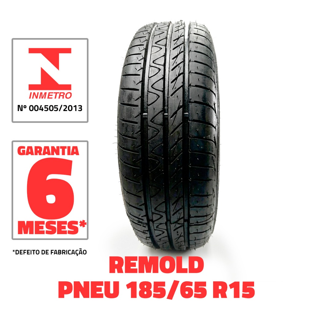 Pneu 185/65 R15 Black Tyre Remold Para Onix Prisma HB20 Sandero Logan Grand Siena Versa 185/65R15 Aro 15 Unidade