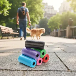 Refil para Sacolas Biodegradáveis de Coco 300 Pcs Prático Pet — foto 9