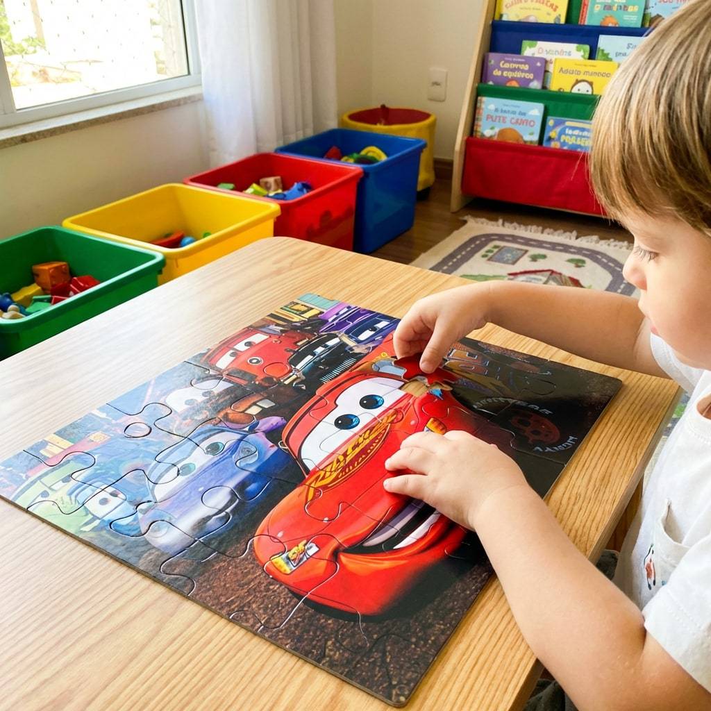 Quebra Cabeça Infantil Disney 24 Peças MDF