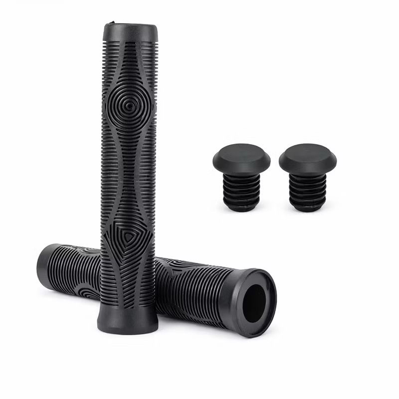 Manopla Preta Silicone GTA Modelo Gios 165mm Macia Resistente Bicicleta Bike MTB Grau DH Freeride