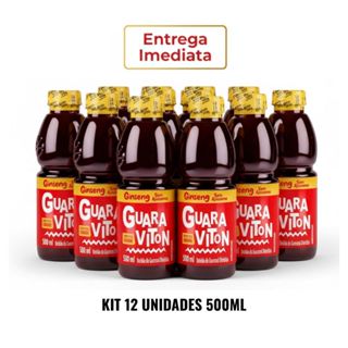 Guaraviton Sem Açúcar Ginseng kit com 12 18 ou 3Und 500ml Mais Econômico em Oferta na Shopee