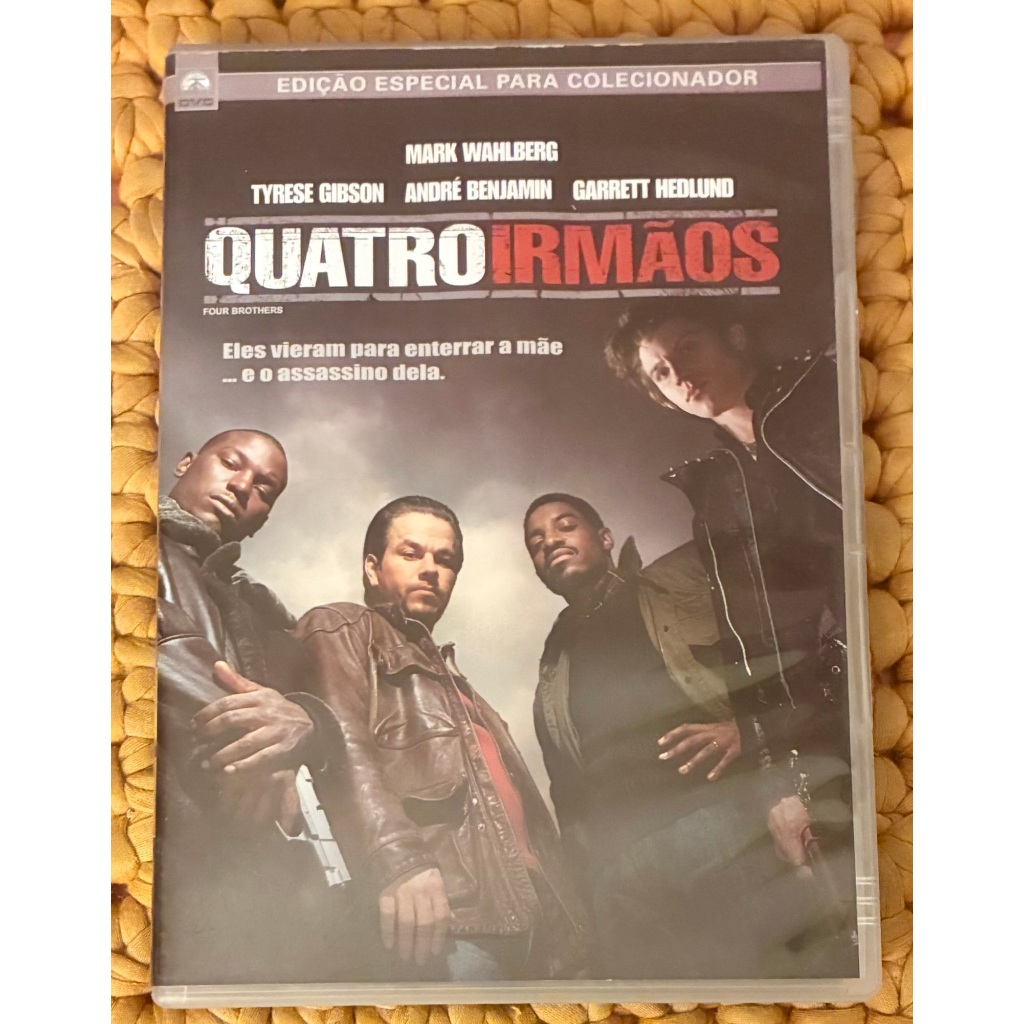Dvd Quatro Irmãos - Mark Wahlberg - Dublado e legendado - Original