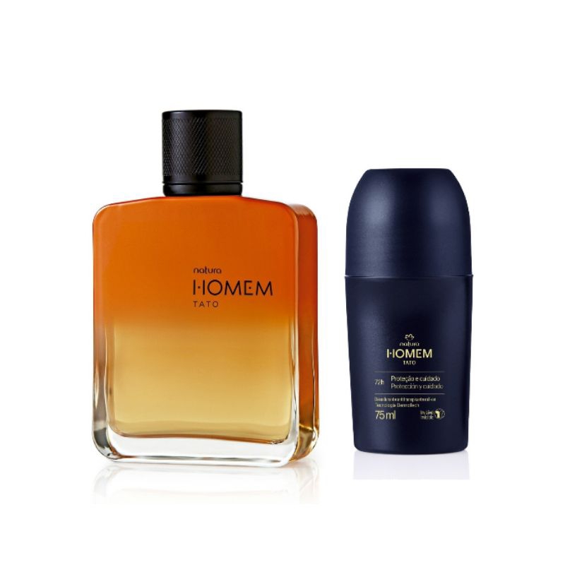 Kit Natura Homem Sagaz Homem Tato Homem Dom Perfume deo parfum e rollon