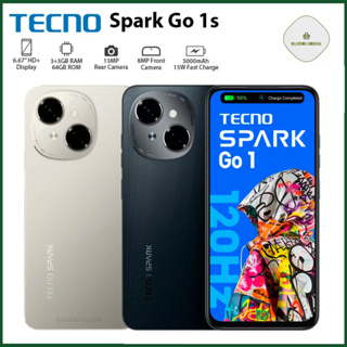 SMARTPHONE TECNO SPARK GO 1S 4G 64GB / 3GB+3GB RAM 6,6' 90HZ em Oferta na Shopee