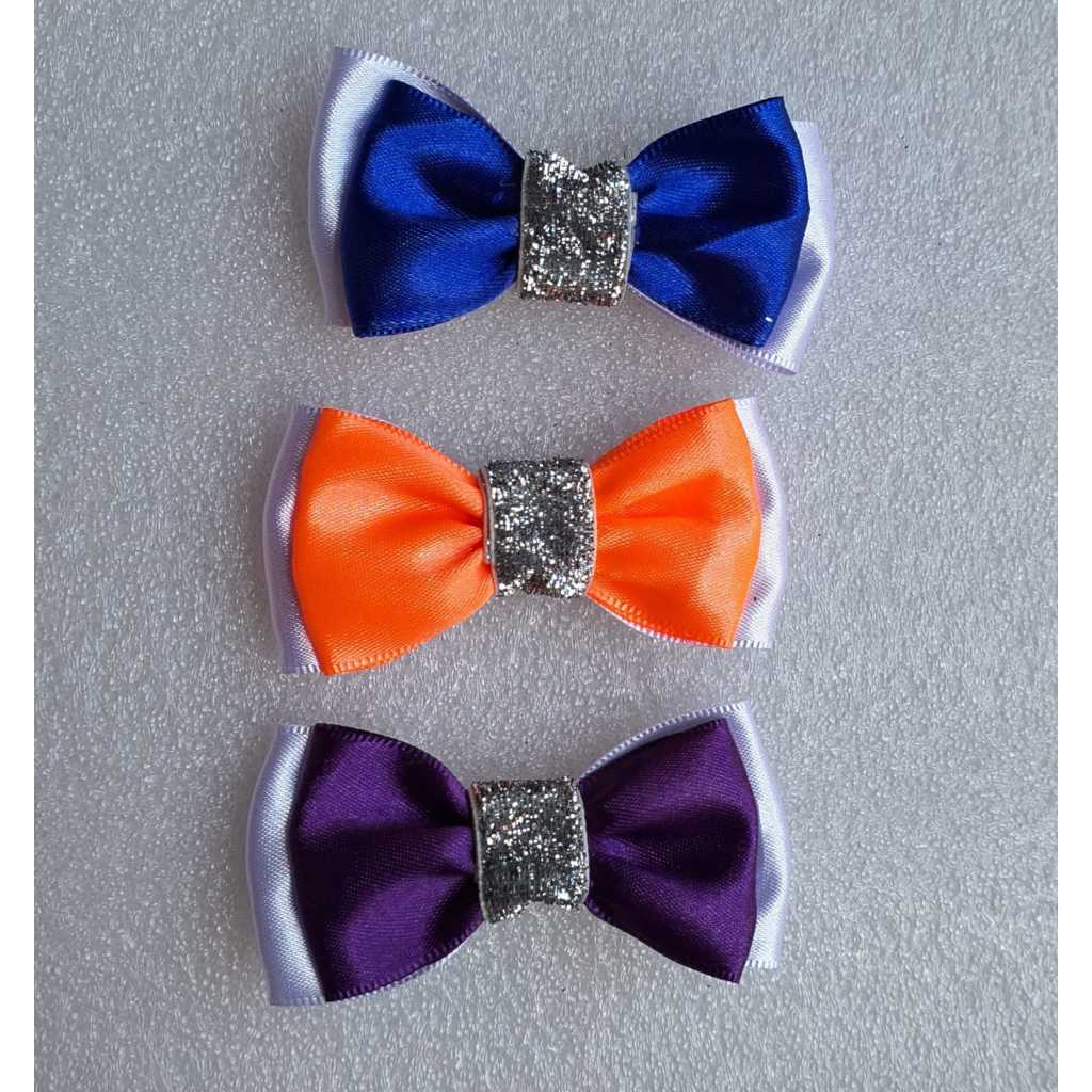 Laço Pet Duplo Luxo, Laço Luxo Pet, Laço duas cores para pet, Laço de Topete para Pets