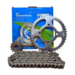 Kit Relação Transmissão Ybr 125/ Factor 125 2000/2016 Cobreq