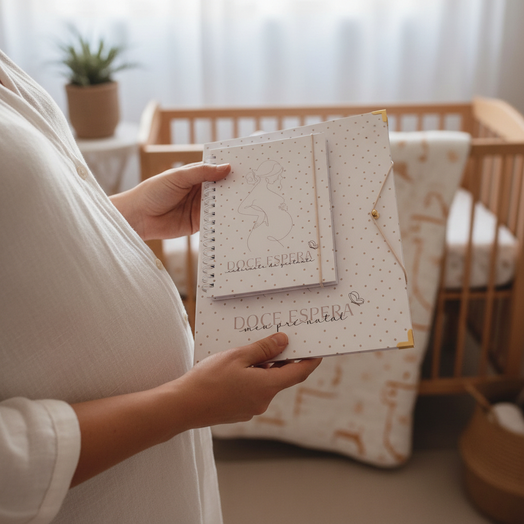 KIT PASTA PRÉ-NATAL E CADERNETA DA GESTANTE(PASTA CATÁLOGO)