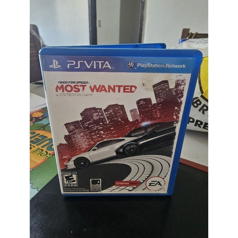 Jogo para Psvita usado com marcas de uso funcionando perfeitamente mídia física original Need for Speed Most Wanted