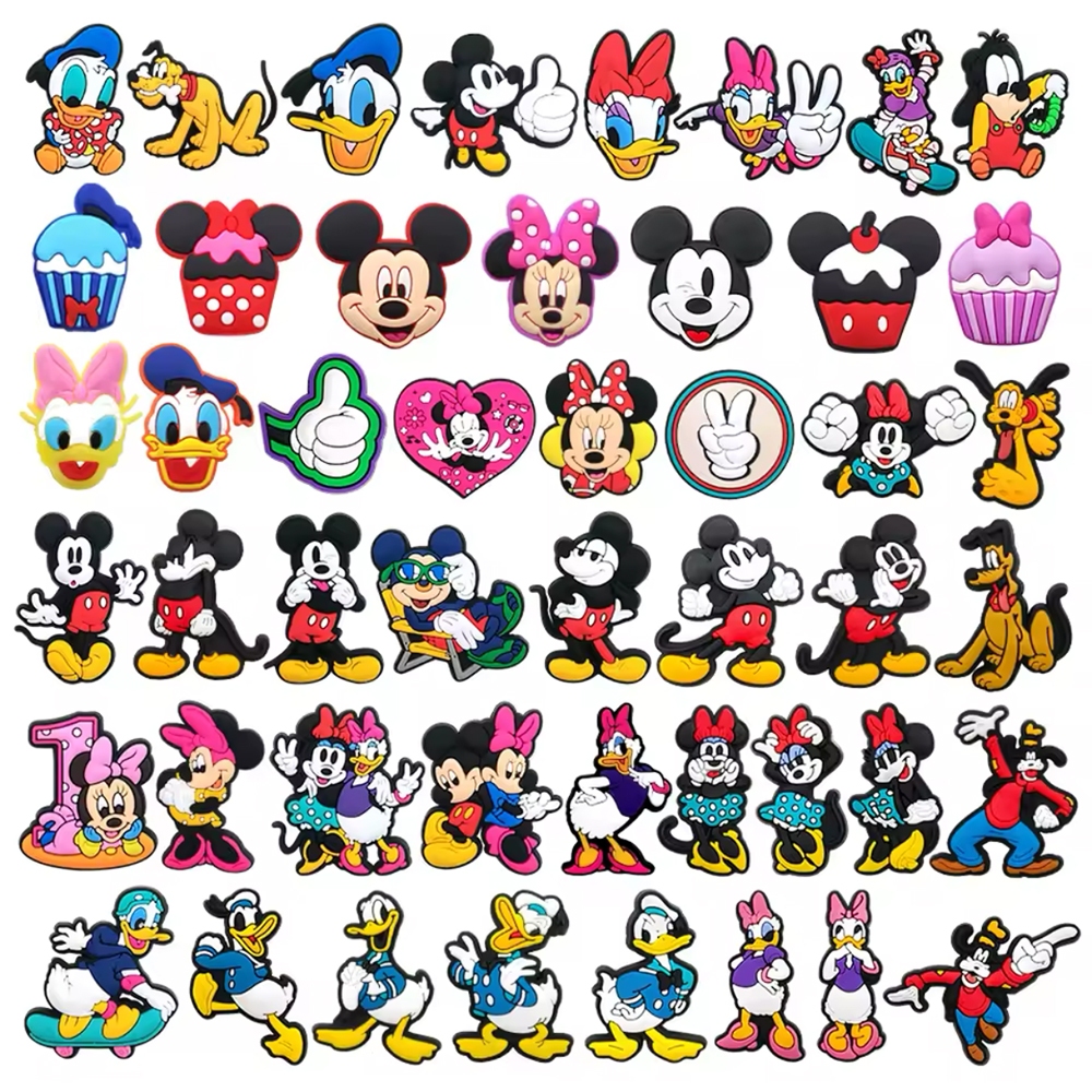 Kit 6/10 Cartoons Pins Botons Mickey Mouse para Croc Babuche