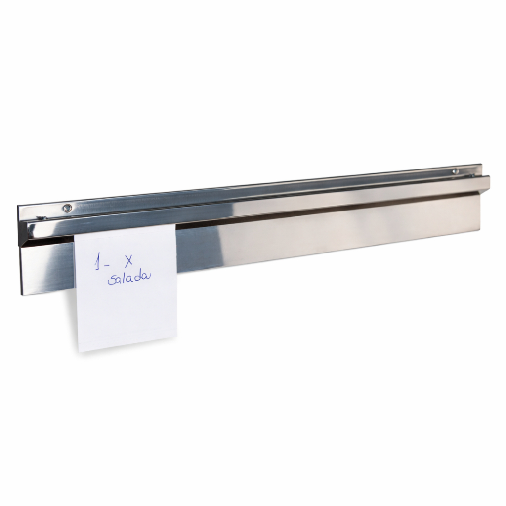Porta Comanda Comandeira Restaurante Pizzaria Prime AÇO INOX 90CM