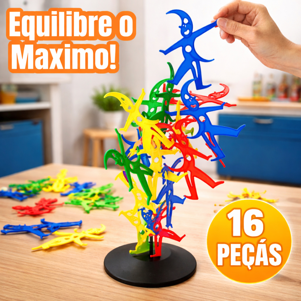 Jogo Educativo Pedagógico Interativo Ursinhos Equilibrista Brinquedo Infantil