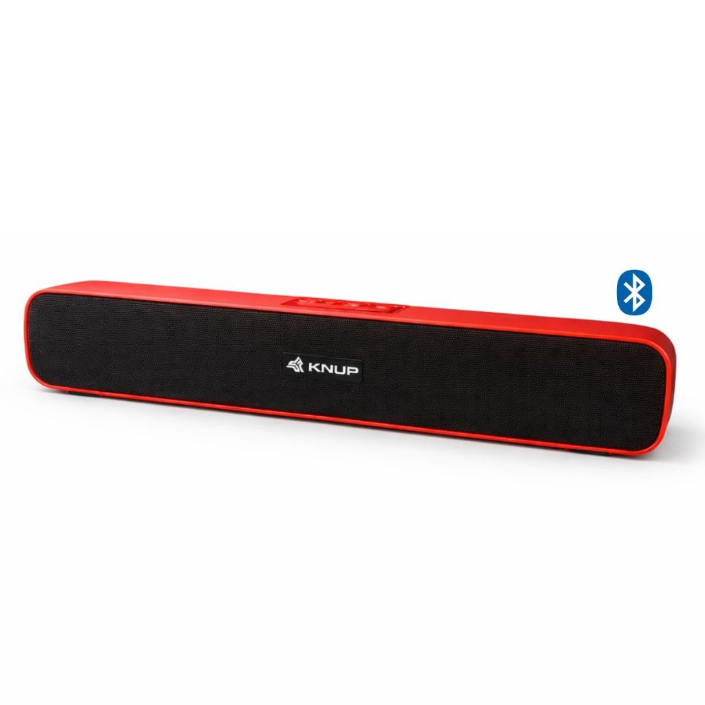 Caixa Som Caixinha Soundbar Sem fio Bluetooth Preto Pc Computador Notebook Estéreo Led RGB P2 USB