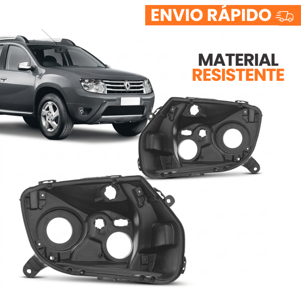 Carcaça Farol Duster 2010 2011 2012 2013 2014 2015