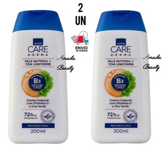 Kit 2 Avon Care Loção Corporal Uniformizadora de marcas 200ml Clareia + Uniformiza em Oferta na Shopee