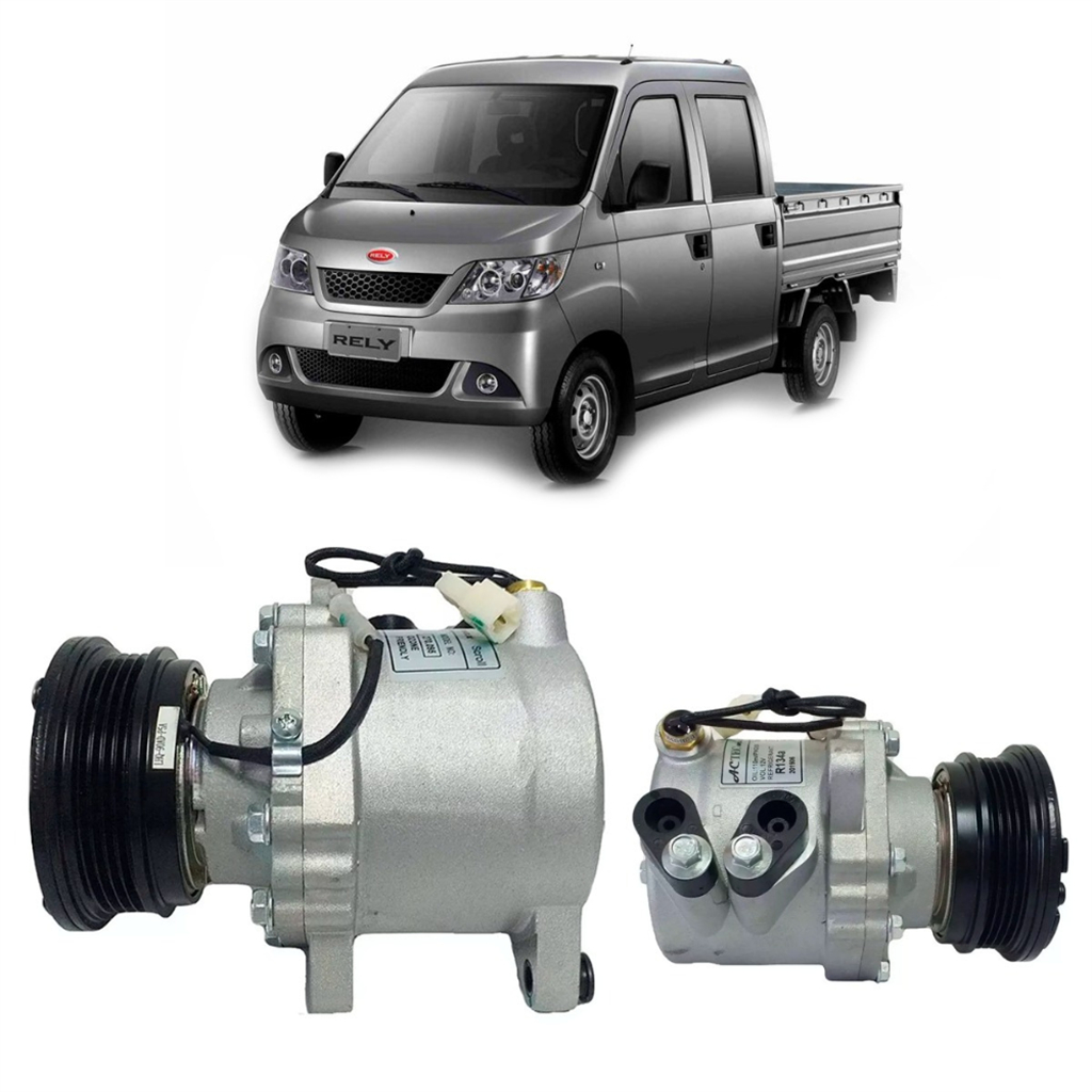 Compressor Ar Condicionado Scroll 4pk 12v Chery Face Rely 2013 Em Diante - 270095
