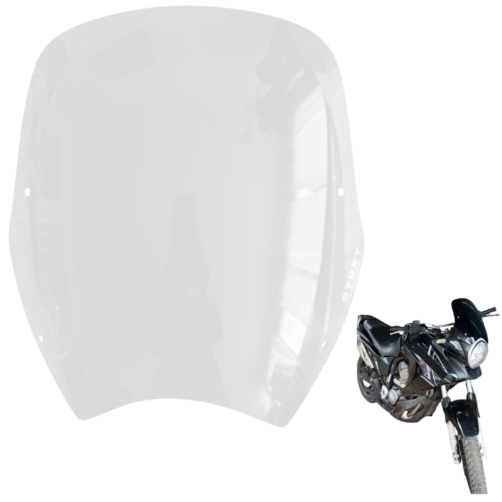 Bolha Parabrisa Transalp Xl 700 V 2007 Até 2014 Cristal Transparente - Otuky Bolhas