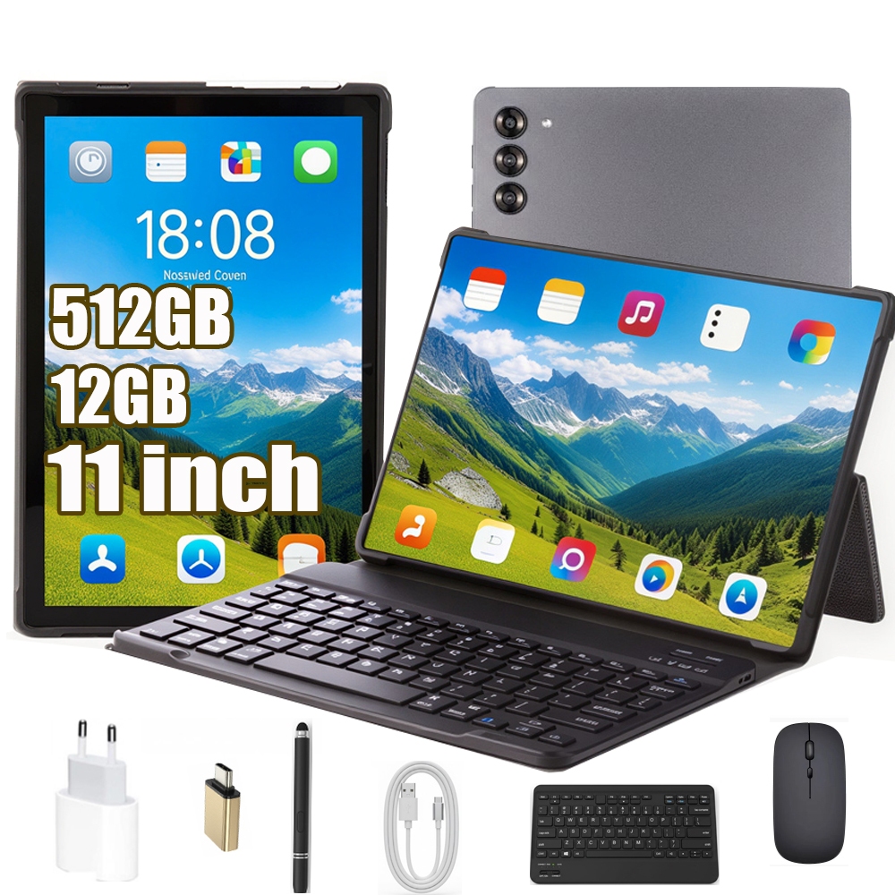 2025 NovoTablet Pad S10 12GB 512GB Android 14 11' Com Chamadas 16MP 32MP
