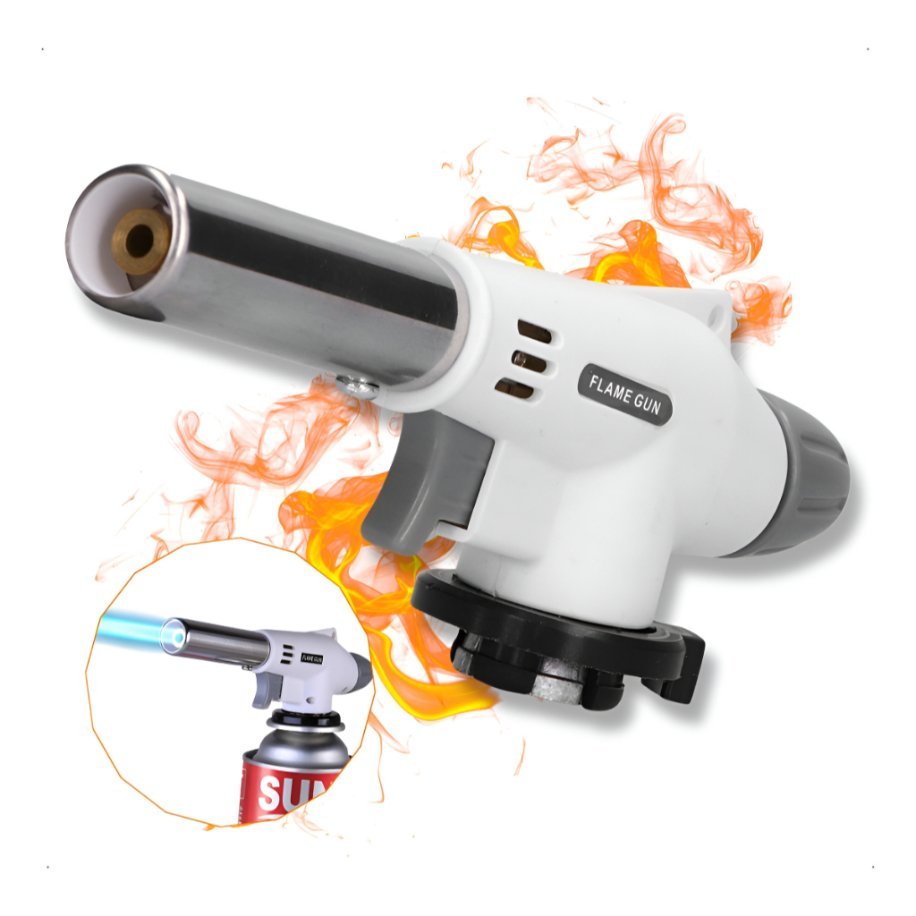 Maçarico Culinário Portátil Gourmet Profissional com Regulagem Cozinha Flambar Churrasqueira