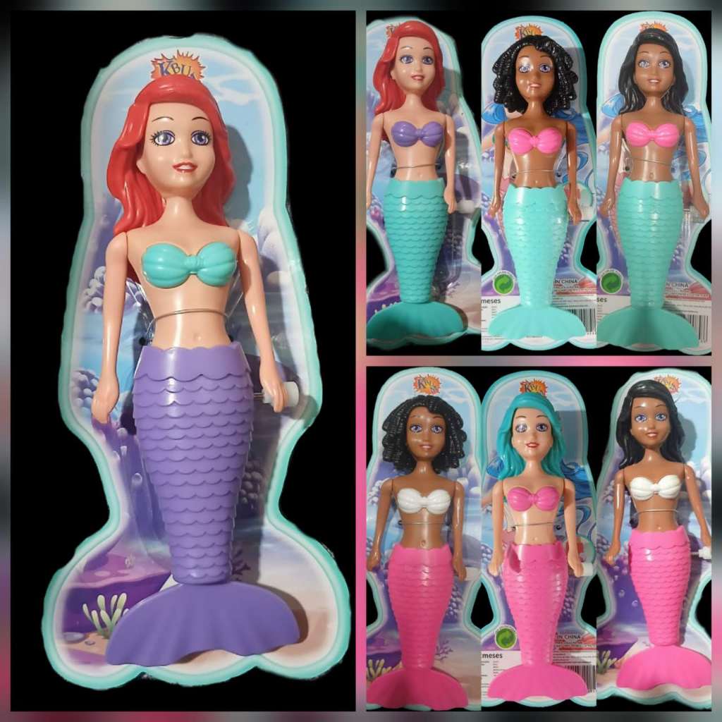 kit 1,2,3,4 boneca sereia nadar a corda sereia encantada nada de verdade piscina banho