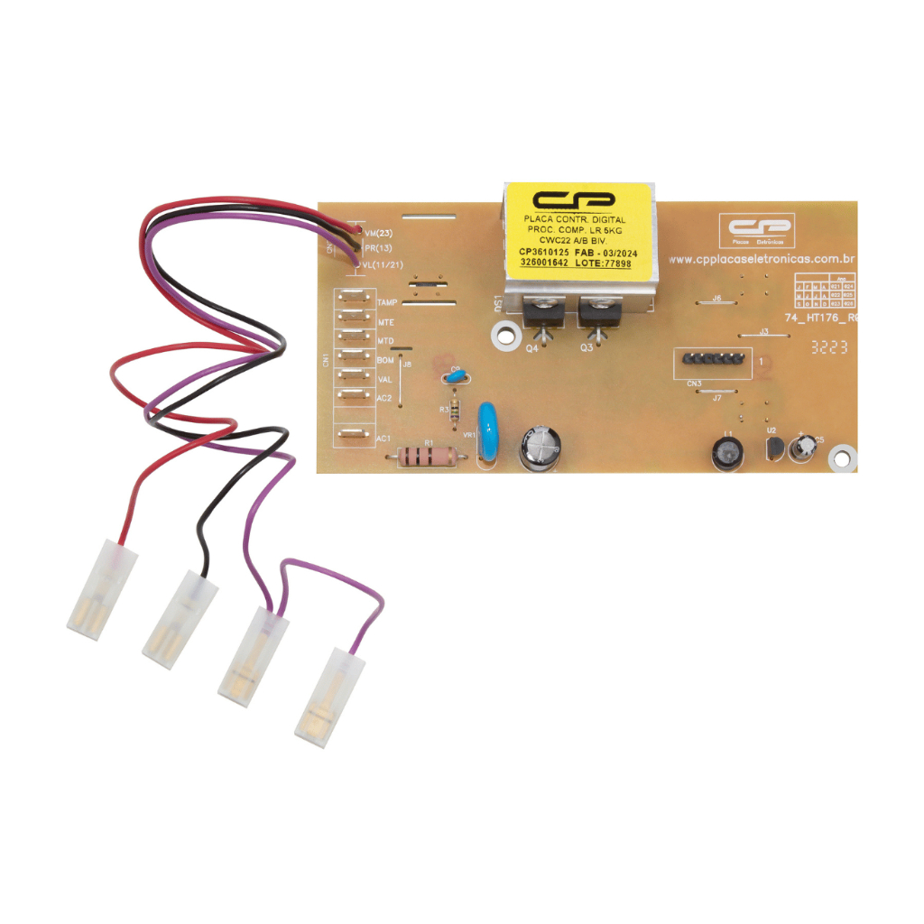 Placa Compatível Eletrônica Para Lavadora Consul 5kg Cwc22a Cwc22b