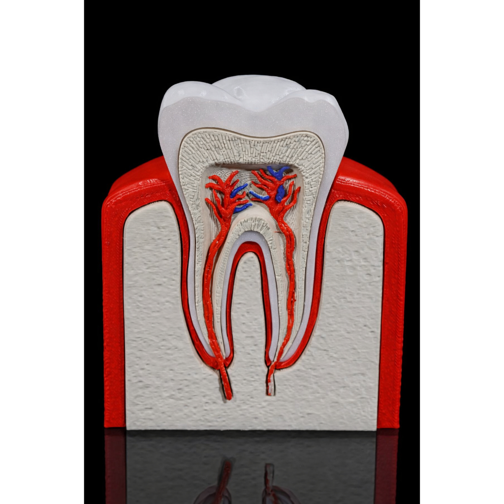 Macromodelo Odontológico Didático | Implante Dental e Anatomia do Dente | Kit Educacional