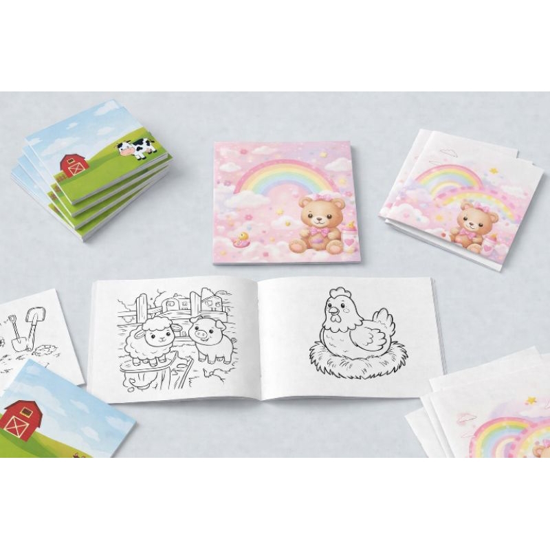 Lembrancinha Infantil Livrinho para Colorir Personalizado com Nome | Festa Aniversário